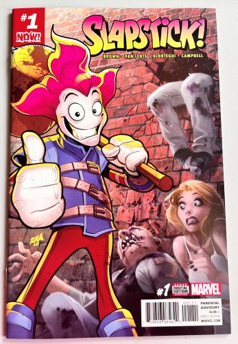 Slapstick #1 David Nakayama cover (Marvel Comics)