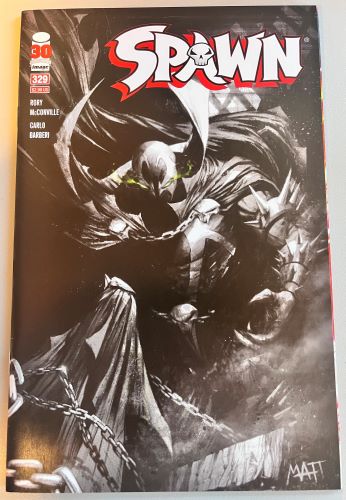 Spawn #329 cover A Francesco Mattina (Image Comics)
