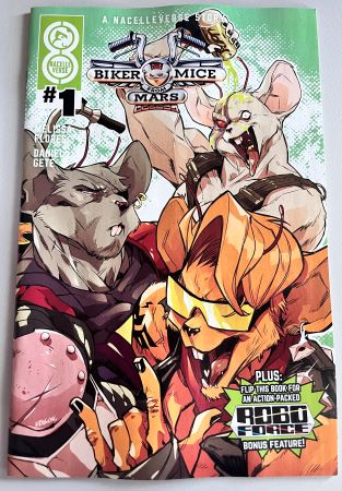 Biker Mice From Mars #1 cover B Karl Kerschl variant (Oni Press)