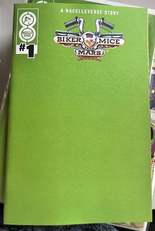 Biker Mice From Mars #1 cover D Martian Green Sketch variant (Oni Press)