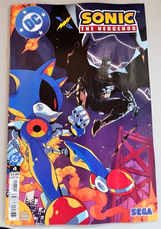 DC x Sonic the Hedgehog #4 cover A (DC Comics)