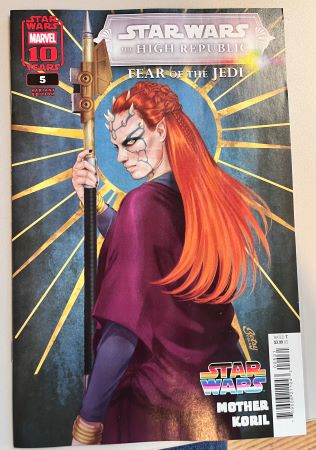 Star Wars the High Republic Fear of the Jedi #5 Betsy Cola Pride variant (Marvel Comics)