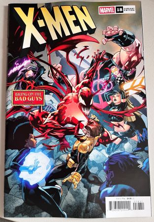 X-Men #18 Jan Bazaldua Bring on the Bad Guys variant (Marvel Comics)