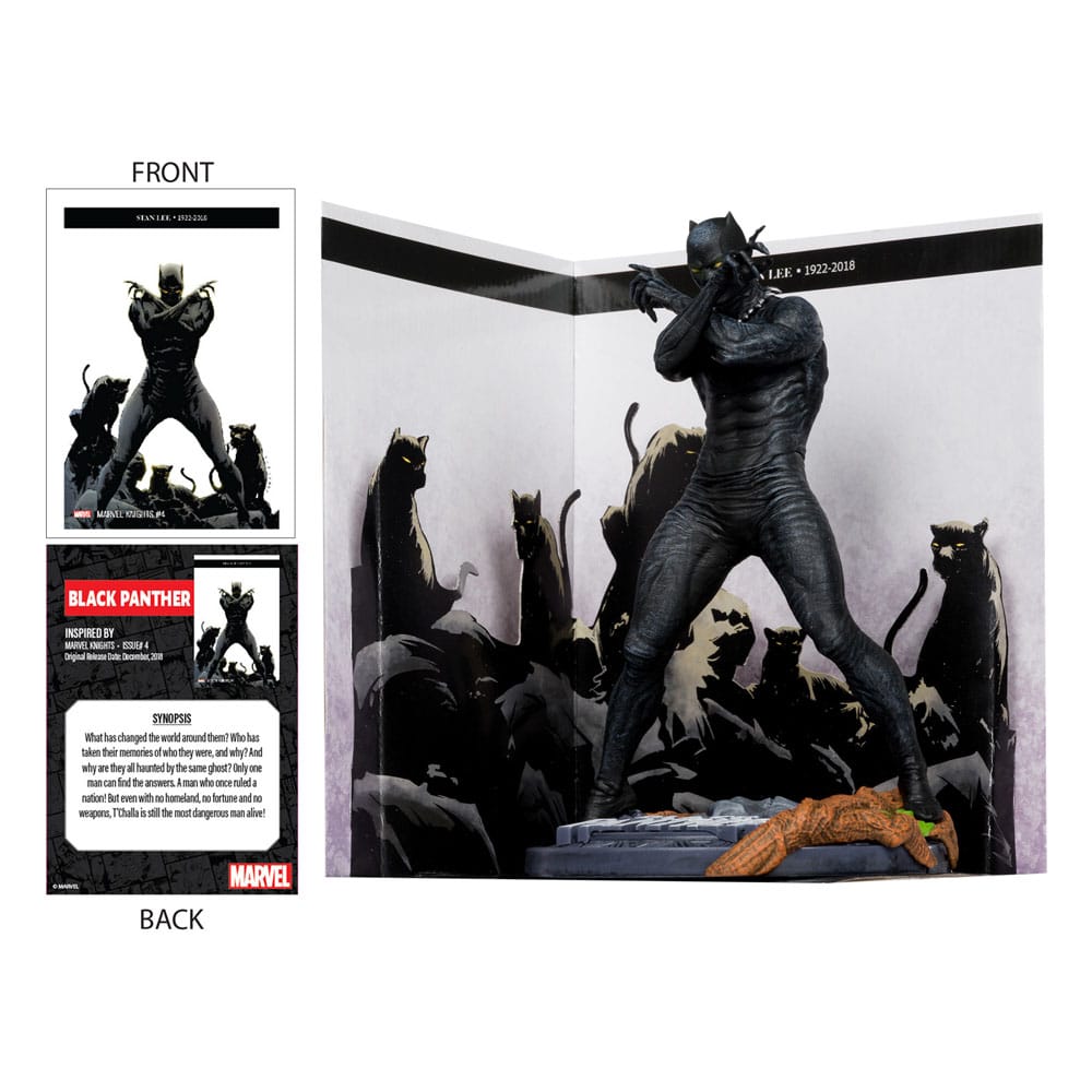 Marvel Collection PVC Statue 1/10 Black Panther (Marvel Knights #4) 17 cm 2 Marvel Collection PVC Statue 1/10 Black Panther (Marvel Knights #4) 17 cm - Image 2