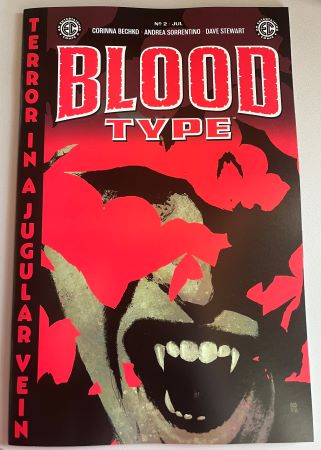 Blood Type #2 (of 4) cover B Andrea Sorrentino (EC/Oni Press)