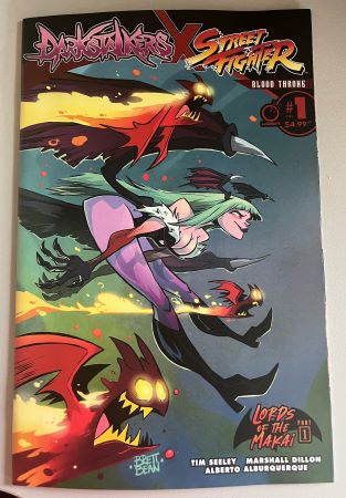 Darkstalkers x Street Fighter Blood Throne #1 Brett Bean Variant (Capcom)