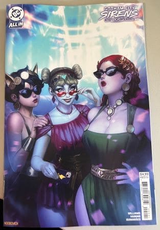 Gotham City Sirens Unfit for Orbit #2 Noobovich Card Stock Variant (DC Comics)