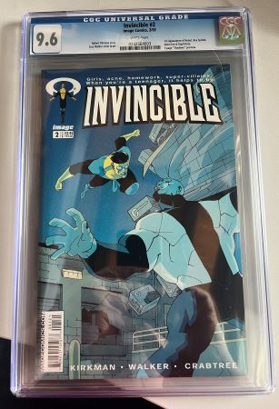 Invincible #2 CGC 9.6 (Image Comics)