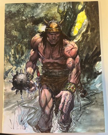 The Savage Sword of Conan #9 cover C Neal Adams Virgin variant (Titan Comics)