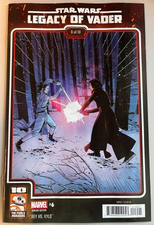 Star Wars Legacy of Vader #6 Chris Sprouse Force Awakens 10th anniversary variant (Marvel Comics)