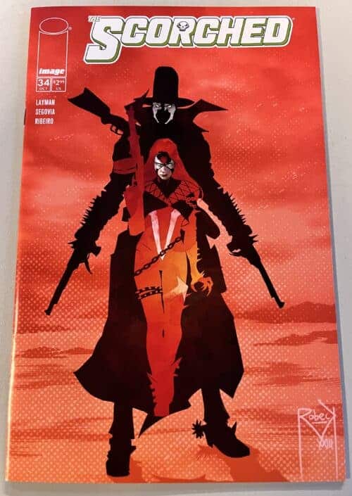 The Scorched #34 Thaddeus Robeck cover (Image Comics)