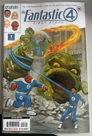 Fantastic Four First Steps #1 second print (Marvel Comics)