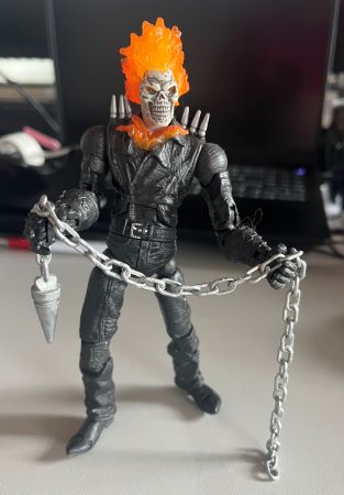 Marvel Legends Ghost Rider Hasbro 2006 with chain