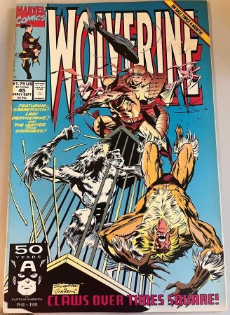 Wolverine #45 (Marvel Comics) First ongoing series [code RH]