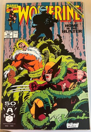 Wolverine #46 (Marvel Comics) First ongoing series [code RH]