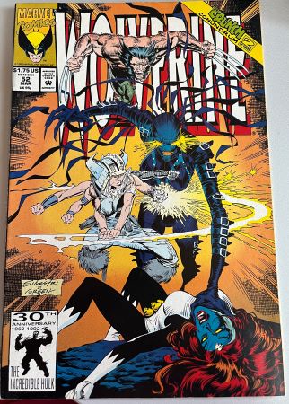 Wolverine #52 (Marvel Comics) First ongoing series [code RH]