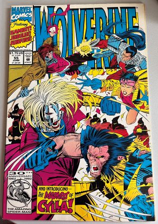 Wolverine #55 (Marvel Comics) First ongoing series [code RH]