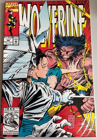 Wolverine #56 (Marvel Comics) First ongoing series [code RH]