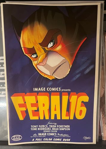 Feral #16 cover B Movie Poster Homage Variant (Image Comics)