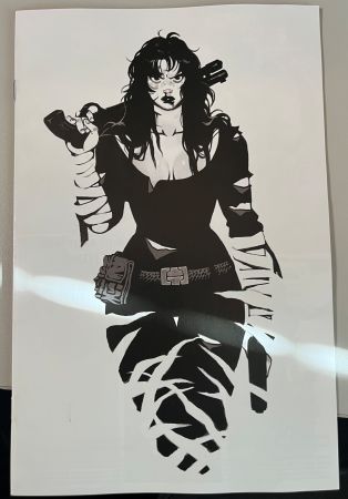 Gehenna Naked Agression #4 cover D Incentive 1:10 Crom Carpenter B&W variant (Image Comics)