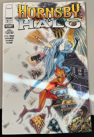 Hornbsy & Halo #10 cover B Scott Kolins variant (Image Comics)