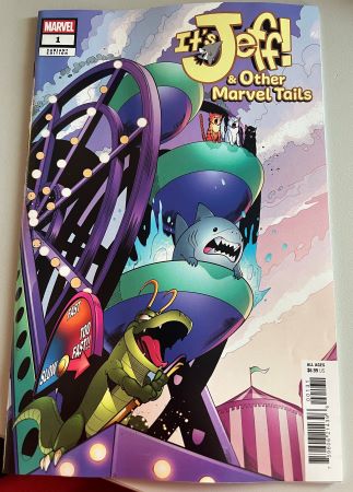 It's Jeff & Other Marvel Tails #1 one-shot Bob Quinn variant (Marvel Comics)