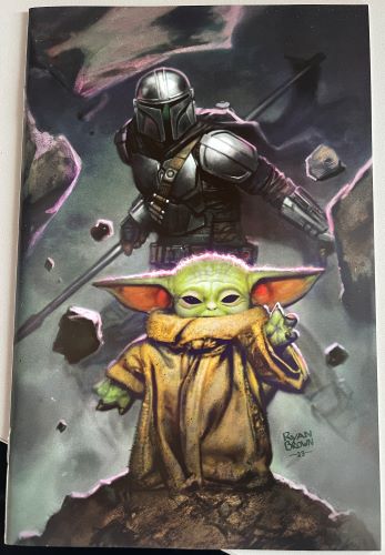 Star Wars The Mandalorian season two #4 Ryan Brown Virgin Variant (Marvel Comics)