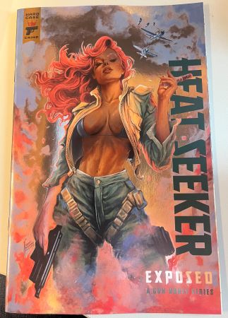 Heat Seeker Exposed a Gun Honey Series #1 SDCC Exclusive Tehani Farr Foil variant (Titan Comics)