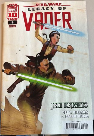 Star Wars Legacy of Vader #9 Bengal Jedi Knights variant (Marvel Comics)