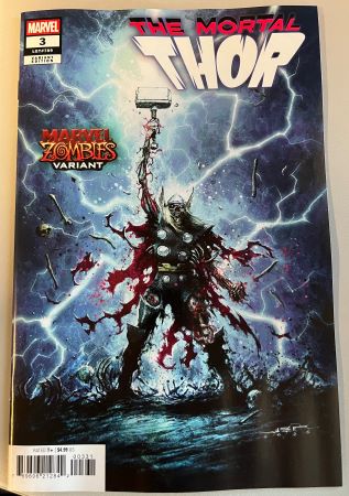 Thor #3 Juan Ferreyra Marvel Zombies variant (Marvel Comics)