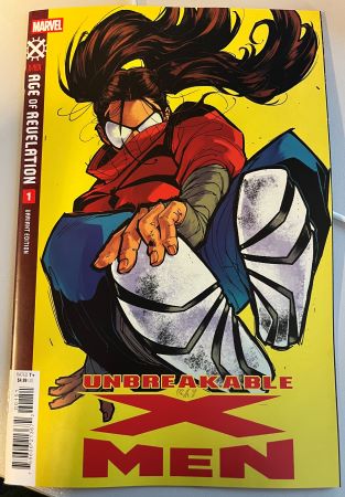 Unbreakable X-men #1 [AOR] Rickie Yagawa Spider-girl variant (Marvel Comics)