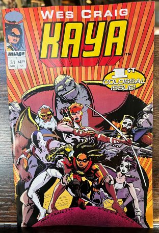 Colossal Kaya one-shot cover B Wes Craig Youngblood Team-up variant (Image Comics)