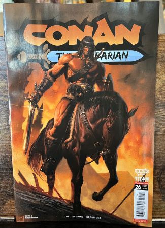 Conan the Barbarian #26 cover D Jorge Molina Variant (Titan Comics)