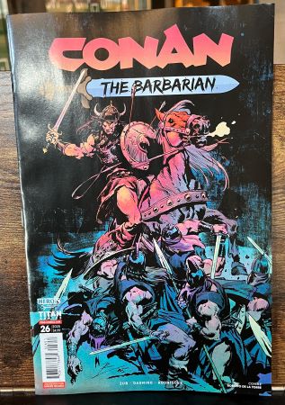 Conan the Barbarian #26 cover E Roberto de la Torre Variant (Titan Comics)