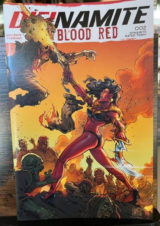 Die!namite Blood Red #2 Roberto Meli variant (Dynamite Entertainment)