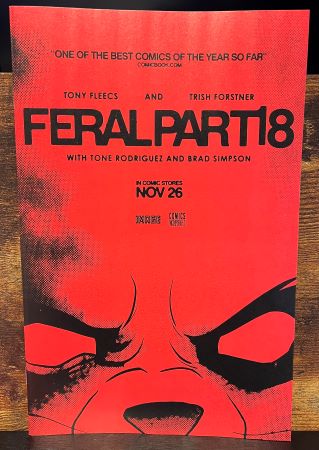 Feral #18 Movie Poster Homage Variant (Image Comics)