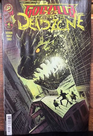 Godzilla Escape the Deadzone #4 cover B (IDW Publishing)