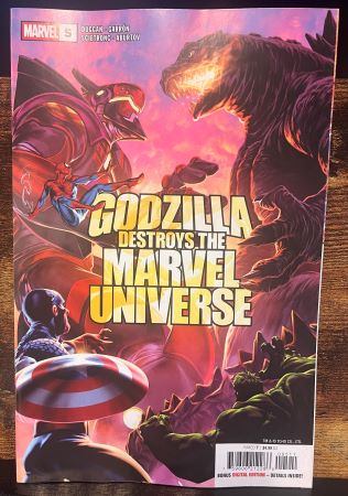 Godzilla destroys the Marvel Universe #5 (Marvel Comics)