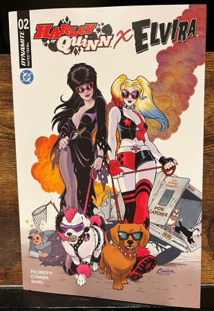Harley Quinn x Elvira #2 cover A (DC/Dynamite)