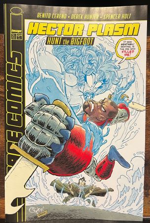 Hector Plasm #2  Derek Hunter Youngblood Team-up variant (Image Comics)