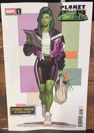 Planet She-Hulk #1 Inhyuk Lee Street-verse Variant (Marvel Comics)