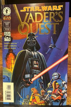 Star Wars Vader's Quest #1 Dynamic Forces Gold Foil variant (Dark Horse Comics)