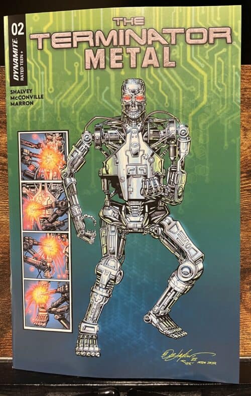 The Terminator Metal #2 Bob Layton variant (Dynamite)