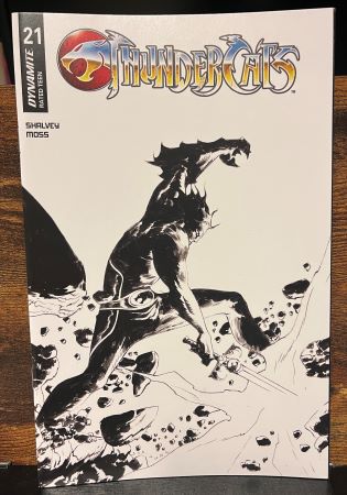 Thundercats #21 Jae Lee Line art variant (Dynamite Entertainment)
