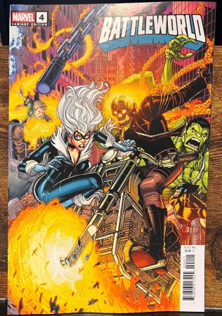 Battleworld #4 Nick Bradshaw 5-part connecting variant (Marvel Comics)