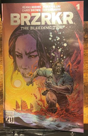 Brzrkr the Bleeding Tide #1 one-shot cover D Garry Brown Foil variant (Boom! Studios)