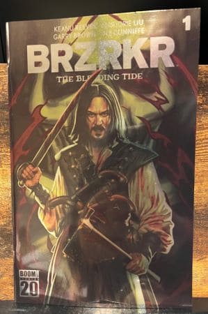 Brzrkr the Bleeding Tide #1 one-shot cover E Rebeca Puebla Foil variant (Boom! Studios)