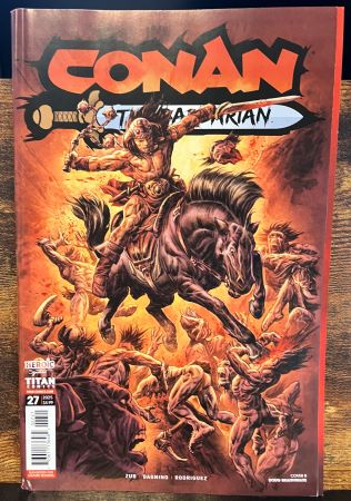 Conan the Barbarian #27 Doug Braithwaite variant (Titan Comics)