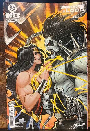 DC K.O. Wonder Woman vs Lobo #1 Elizabeth Torque Card Stock Variant (DC Comics)