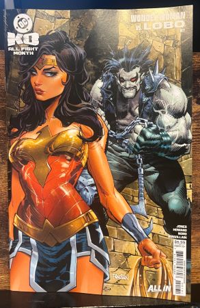 DC K.O. Wonder Woman vs Lobo #1 Dan Panosian Card Stock Variant (DC Comics)